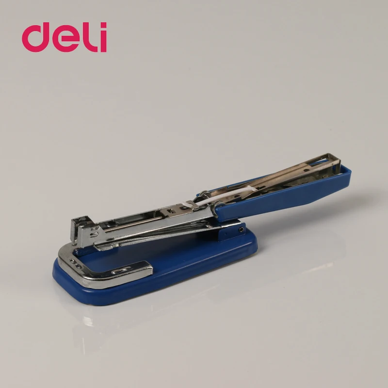 Deli 1 шт. вращающийся степлер переплет 25 страниц поворачивается на 180 градусов без скоб для скрепления бумаги школьные офисные аксессуары