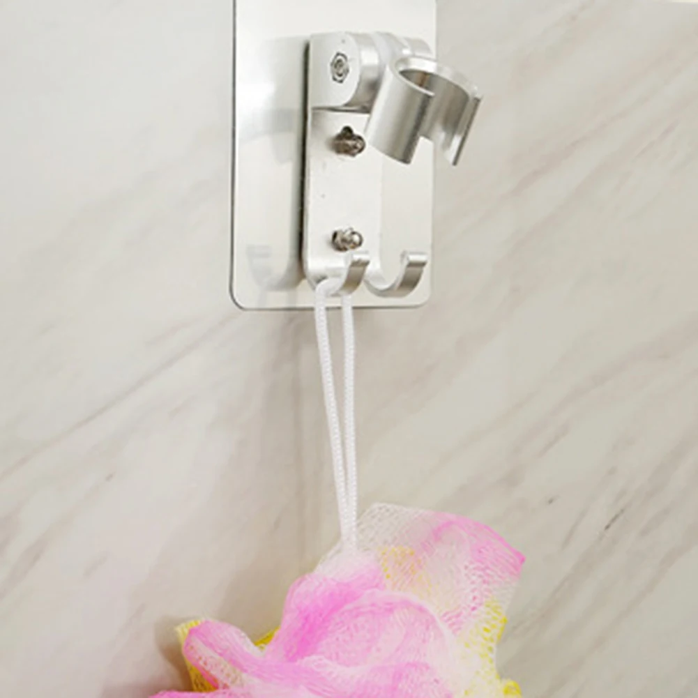 Самоклеящийся настенный кронштейн Регулируемая насадка для душа установка