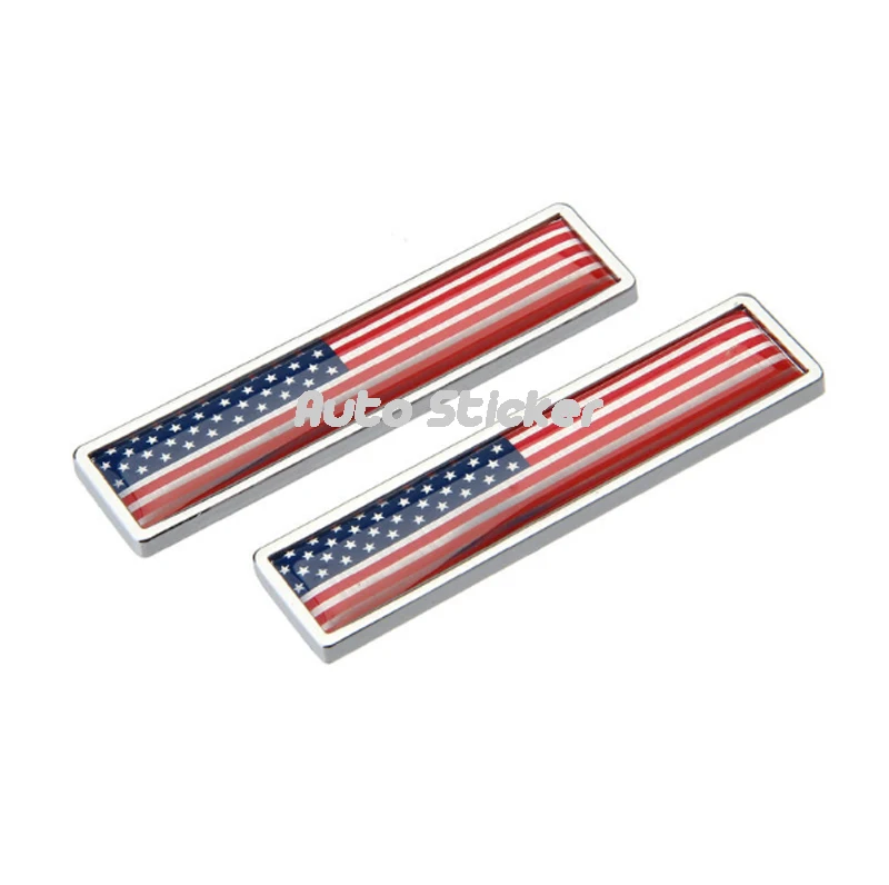 2 шт. автомобильный Стайлинг Американский Значок-флажок эмблема наклейка для Dodge