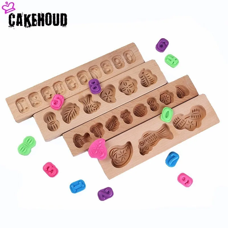 Деревянная форма для выпечки печенье луна мунг инструмент украшения домашнего
