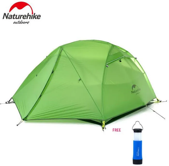 Naturehike 4 сезон палатка 2 человек пара путешествия Кемпинг 20D двухслойная