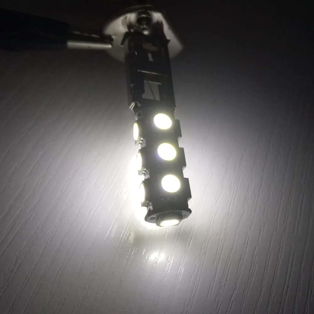 50 шт. автомобильные аксессуары H1 H3 светодиодный 13 smd Противотуманные фары 12 В 24 в