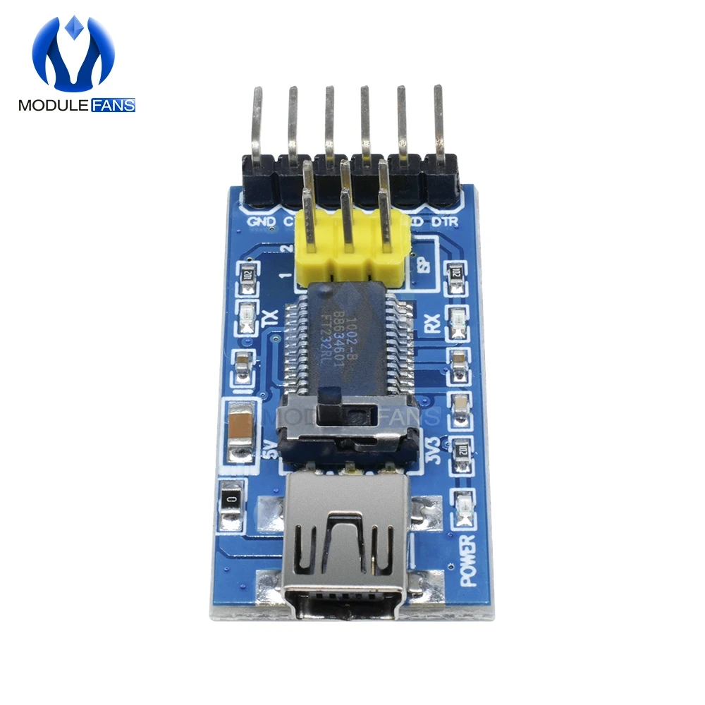 FT232RL FT232 FTDI USB 3,3 В 5,5 В к ttl последовательный адаптер модуль мини порт для Arduino Pro до 232 основной программы загрузчик