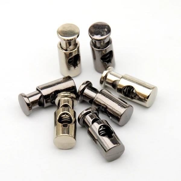 30 шт./лот круглые стопоры из металлического сплава замки для переключателя шнура