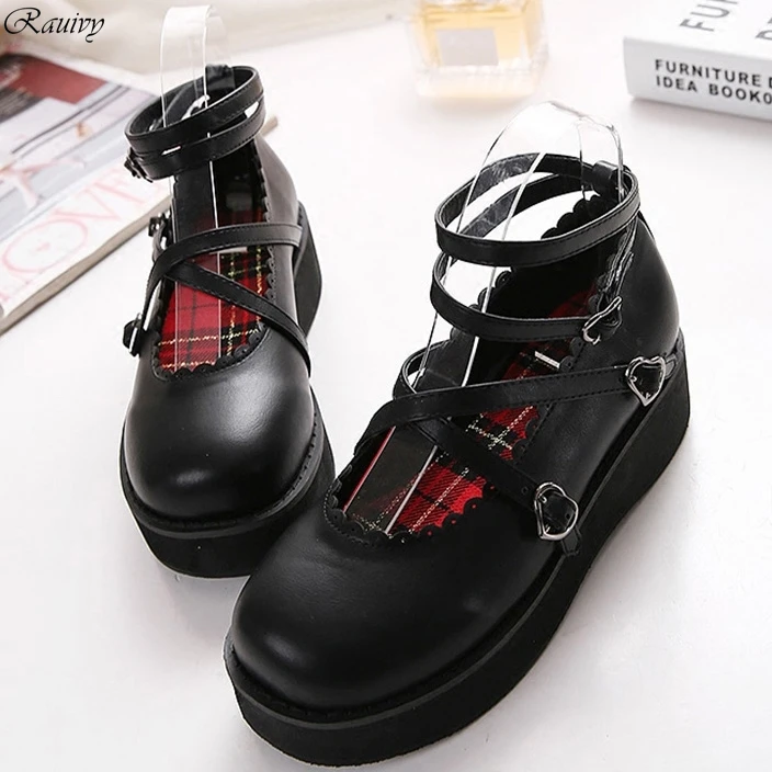 Женская обувь в стиле Харадзюку коллекция 2018 года Корейская версия Новинка милая