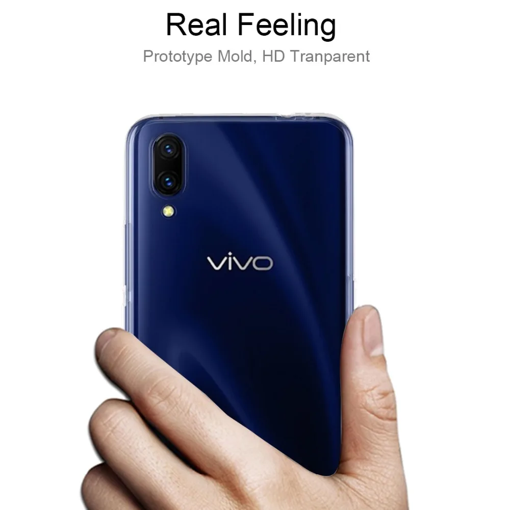 ДЛЯ ViVO X23 чехол Fundas тонкий прозрачный ТПУ Чехол для мобильного телефона чехлы VIVO