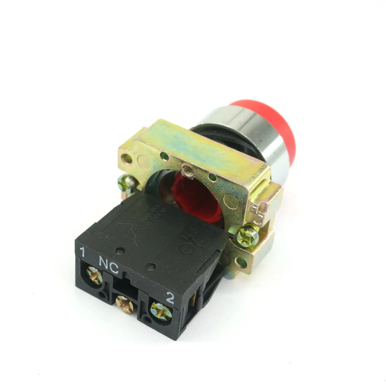 XB2BL42C 1 N/C пружинный возвратный Расширенный головной Красный кнопочный
