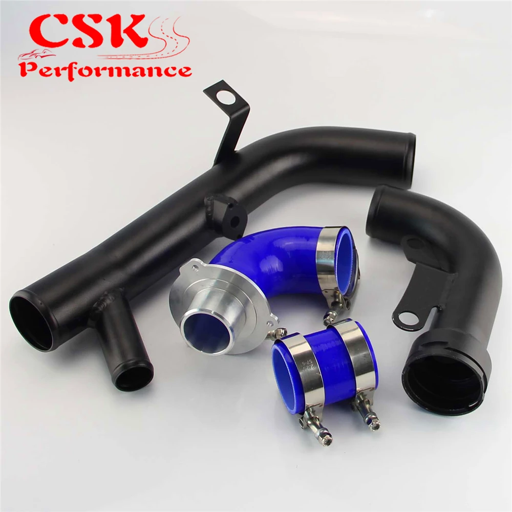 Turbo Discharge Pipe /Conversion Fits For VW R20 Golf /Scirocco R/2006 AUDI TTS FSI BLACK / RED /BLUE |
