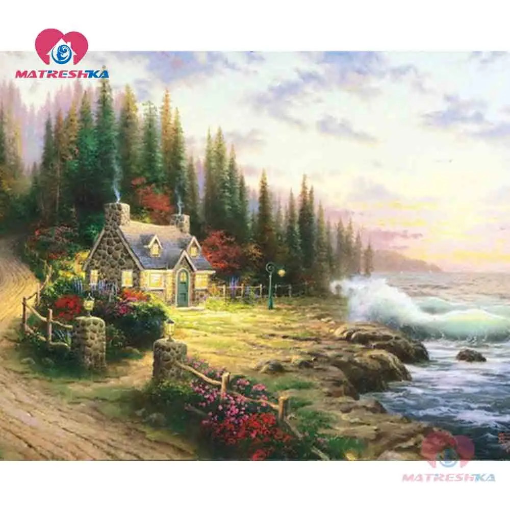 012 diamond painting nature diamond mosaic diamond painting full square embroidery with diamonds paintings from crystals rhinestones - Цвет: 012
