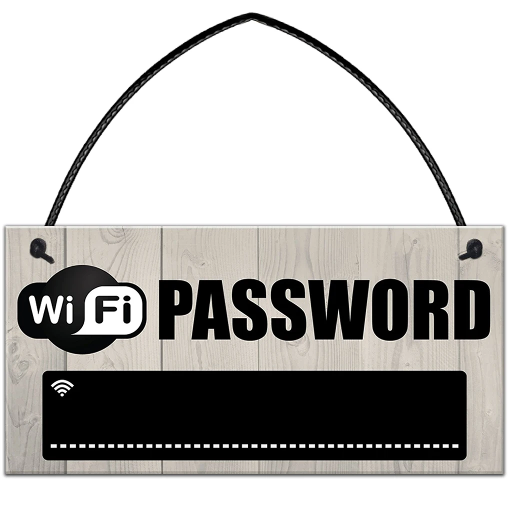 Деревянная Wifi подвесная табличка с паролем доска для дома ресторана | Дом и сад