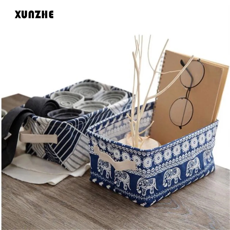 XUNZHE корзина для хранения 20*16*12 5 см складная игрушка косметика органайзер носков