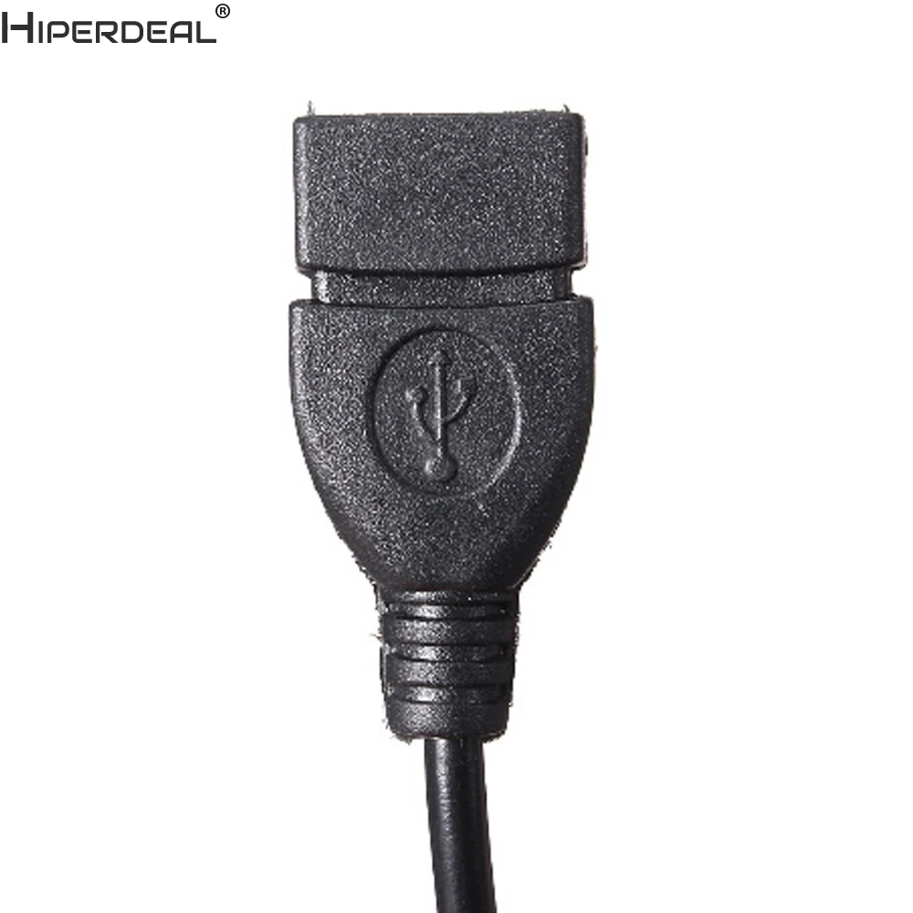 HIPERDEAL 3 5 мм аудио AUX-разъем к USB 2.0 тип A мама OTG конвертер адаптер HW | Электроника