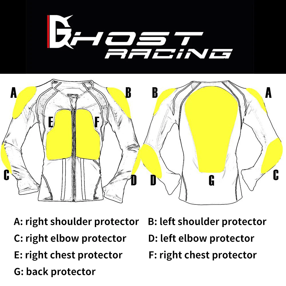 Лыжная куртка Ghost Racing из лайкры лыжная защита|motorcycle armour|motorcycle armour jacketbody |