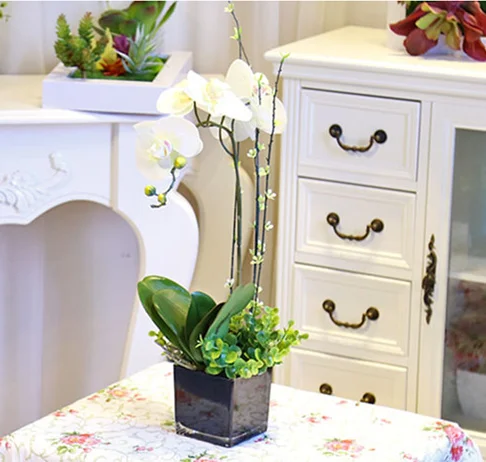 Ранняя композиция цветок бонсай только без вазы|orchid flower arrangements|artificial orchidflower