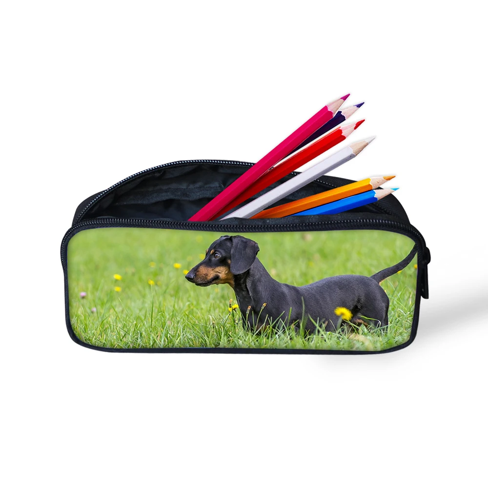 Женская сумка на плечо с принтом в виде таксы модный рюкзак для ноутбука школьный