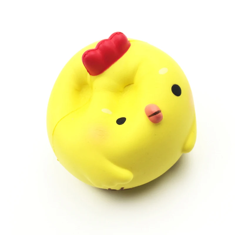 Mskwee Kawaii Jumbo Yellow Chicken Baby Squishy Slow Rising Cartoon Chick Scented Squishies Cute Soft Doll Squeeze Toy Wholesale | Игрушки и