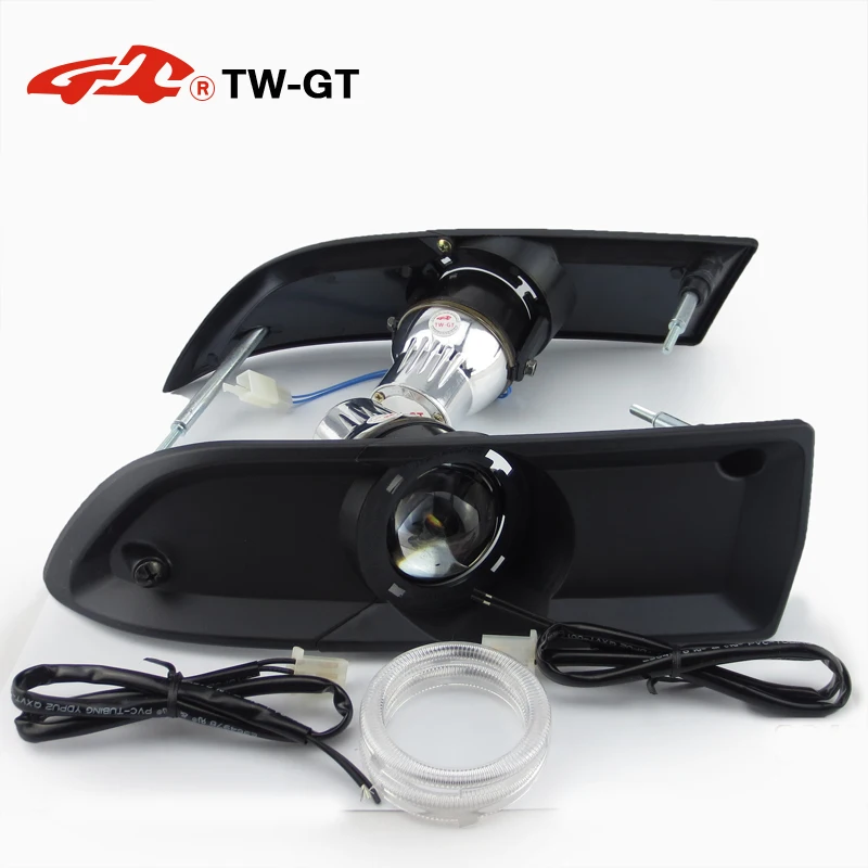 TW-GT автомобиль-Стайлинг 2.5 дюймов скрытый набор би ксенон Foglight объектив проектора пятно света foglamp H11 для Toyota Camry Kijang кондор 2002 2003