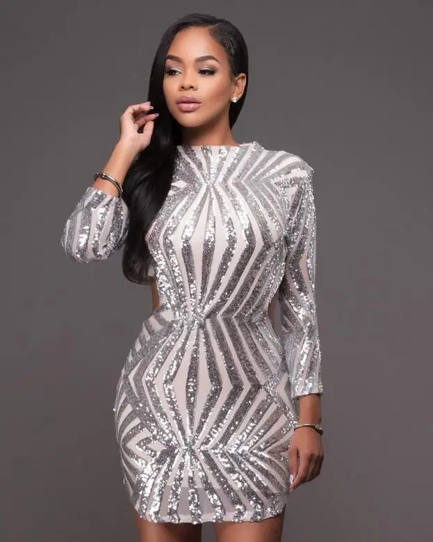 JOYIN вечерние женские сексуальные макет шеи блестки правильной геометрической