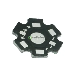 20 шт. 20 мм 1 Вт 3 Вт 5 Вт Высокая мощность светодисветодиодный, Универсальный алюминиевый цвет, цвет черный