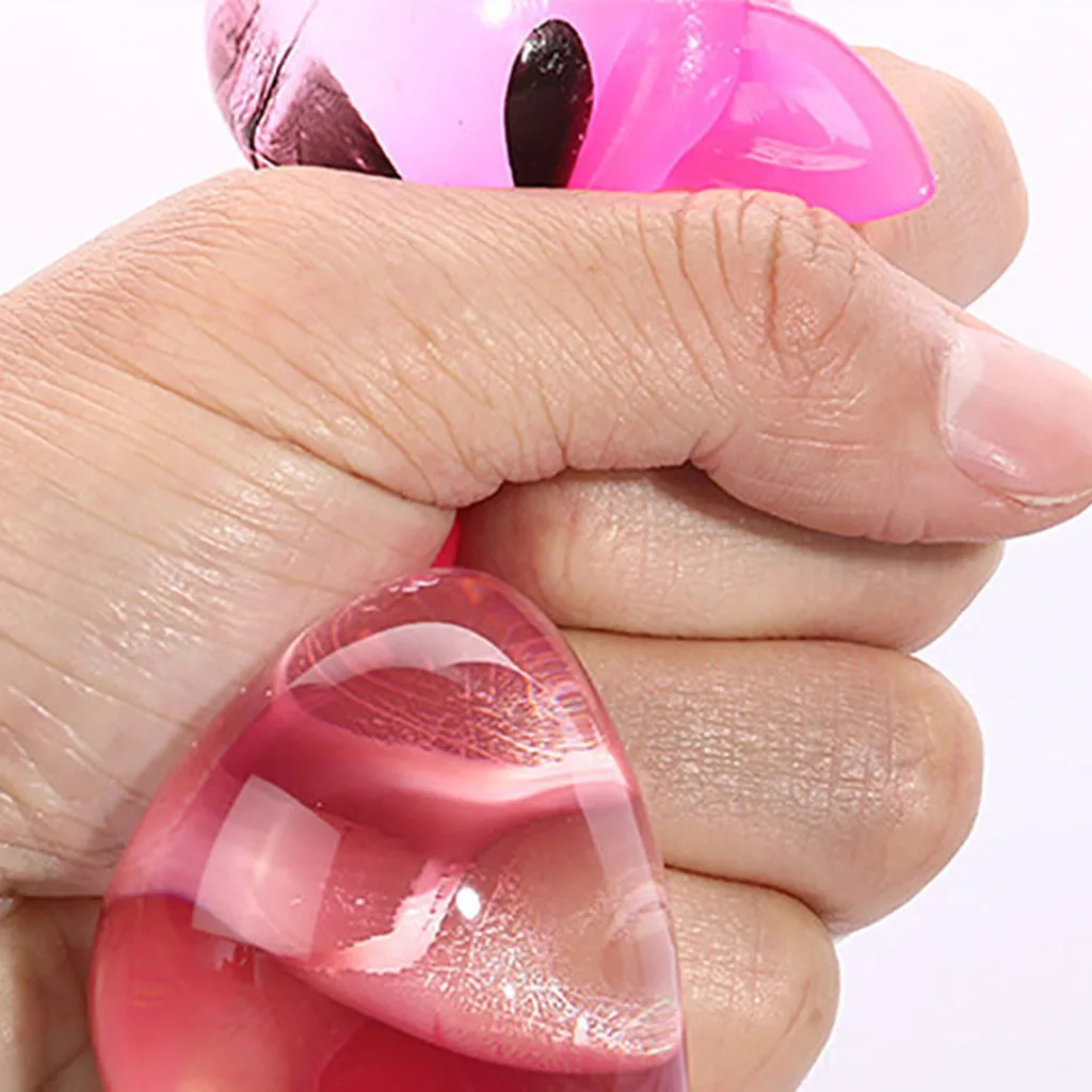 1 шт. Сжимаемый антистресс Jello Pig милый анти стресс брызг воды мяч свинка