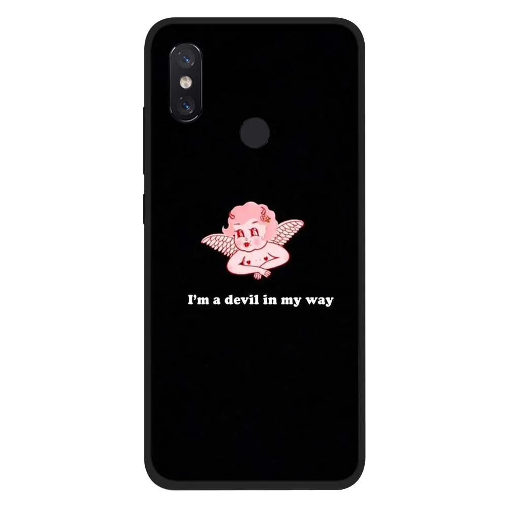 WEBBEDEPP Дьявол Ангел ТПУ чехол для Xiaomi Redmi 5A 6A S2 5 Plus для Redmi Note 5 6 7 Pro мягкий чехол - Цвет: 5