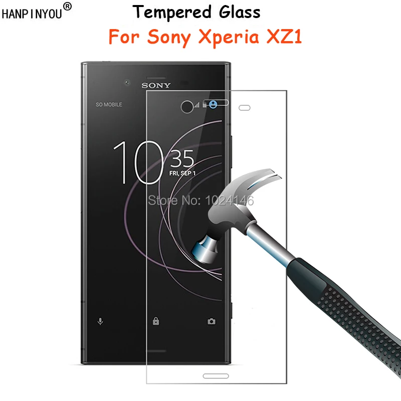 Для Sony Xperia XZ1/Dual F8341 F8342 прозрачное закаленное стекло Защита экрана Ультра тонкая