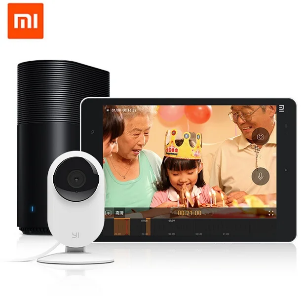 Xiaomi Smart Camera Xiaoyi Yi CCTV Ants Webcam Camcorder Home Life Cam Video Audio Recorder | Безопасность и защита