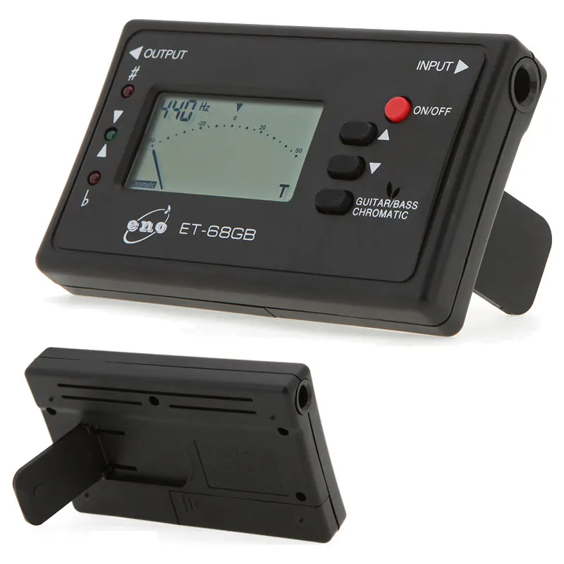 Цифровой тюнер eno светодиодный цифровой электронный акустический бас-гитара