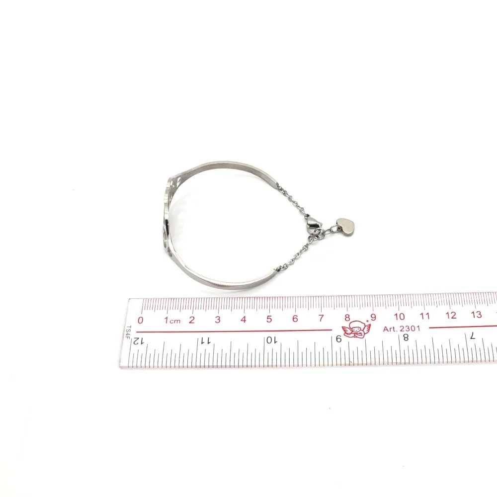 Bijoux femme оптовая продажа Нержавеющая сталь нежный для женщин браслет серебряные