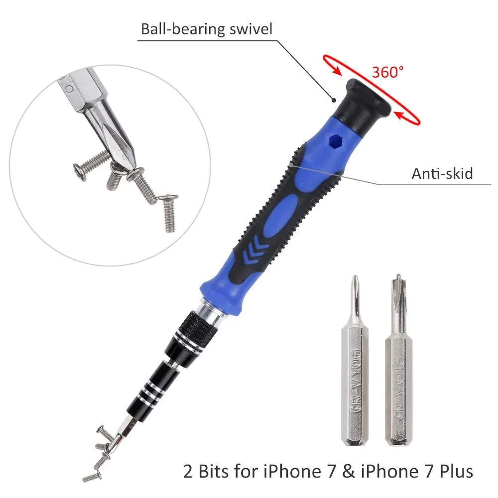 Набор прецизионных отверток 63 в 1 набор ремонтных инструментов для iPhone 8/8plus
