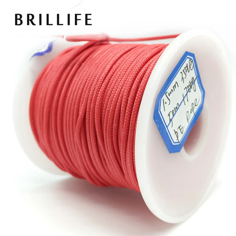 BRILLIFE плетеный провод рыболовные 1 5 мм 50 м 350LB 170 кг X16 плетеная леска подводной