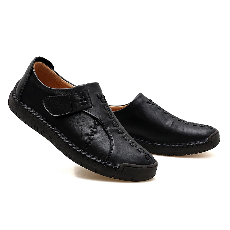 Winter Men Shoes Leather Loafers Mens Moccasins Flats Low Slip On Casual Fashion High Top Big Size 2019 New | Обувь