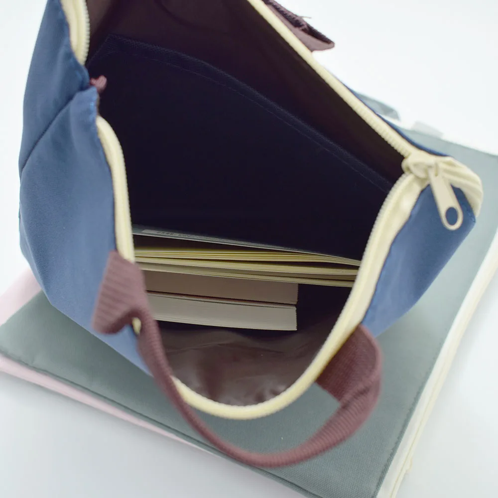 Простая однотонная Сумка для документов А4 большой емкости деловой портфель