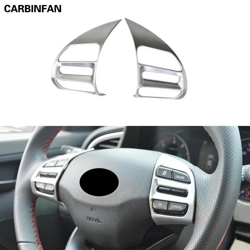 Автостайлинг автомобильные аксессуары накладка на руль 2 шт./компл. для Hyundai Elantra