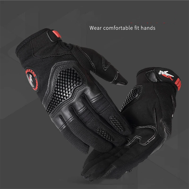 Pro Biker мужские Натуральные Кожаные Мотоциклетные Перчатки Мото Перчатки Мотоциклетные Защитные Механизмы Мотокросс П