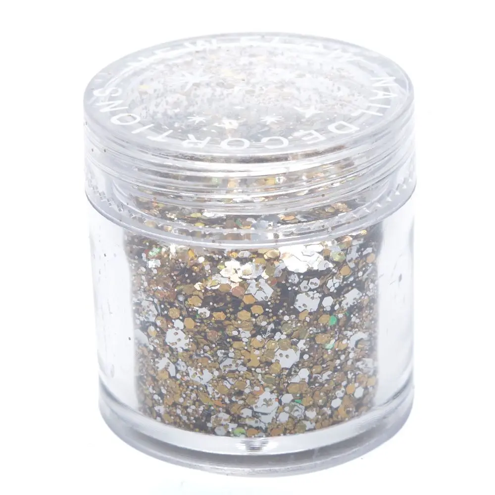 

Women Nail Art Glitter Powder Tyrant Gold Hexagonal Sequins Powder Dust Mix Size 1PC Fashion New Hot