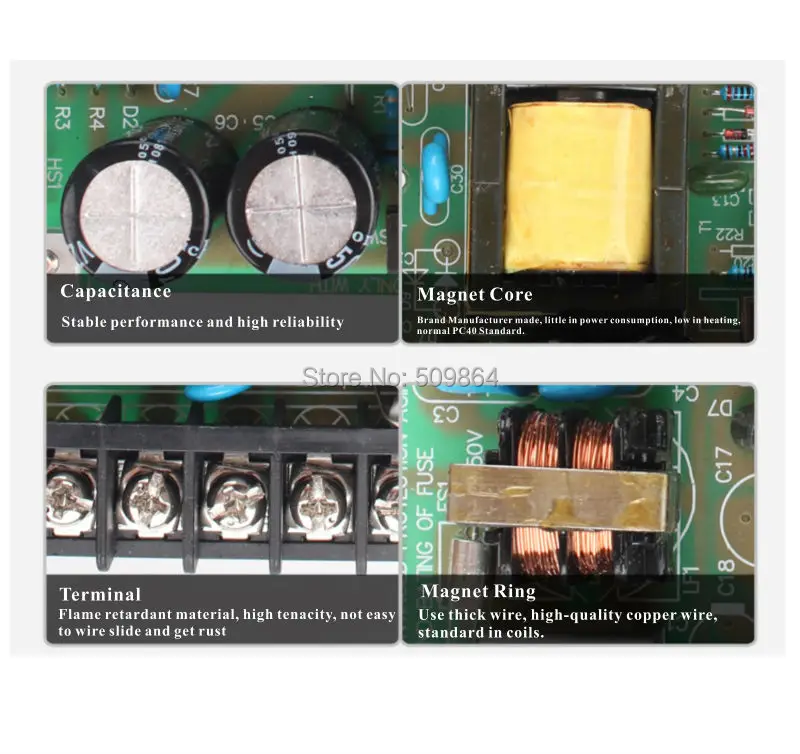 Постоянный/переменный ток двойное выходной источник питания D 30A имеют 5 В и 12 в