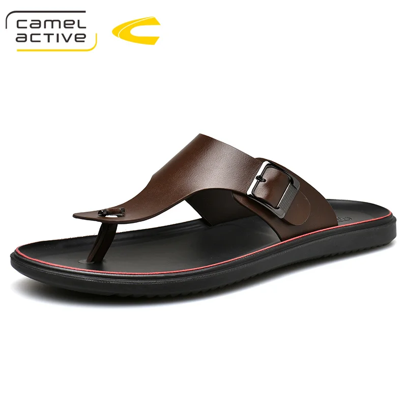 Camel Active/2019 мужские сандалии на плоской подошве Нескользящие повседневные пляжные