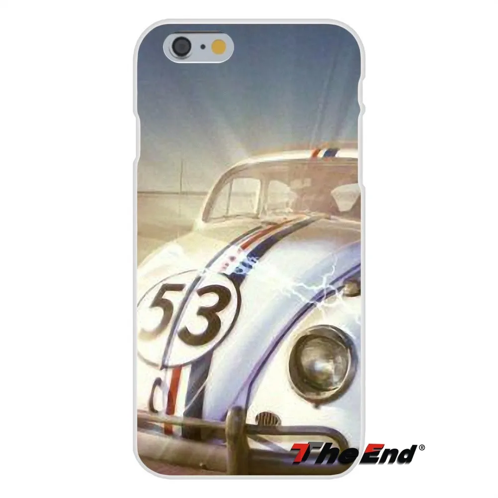 Мягкий силиконовый чехол для iPhone X 4 4S 5 5S 5C SE 6 6S 7 8 Plus Galaxy Grand Core Prime Alpha Herbie 53 VW bug beetle