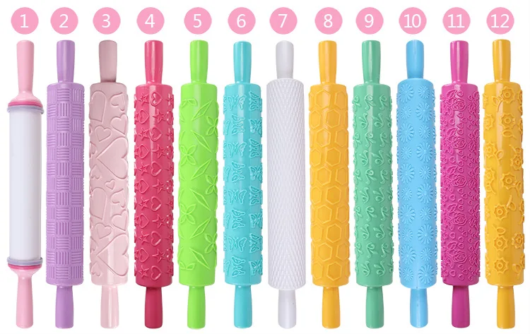 1 шт Wilton Rolling Pin Daisy различные узоры инструменты для выпечки Fondant тисненая форма