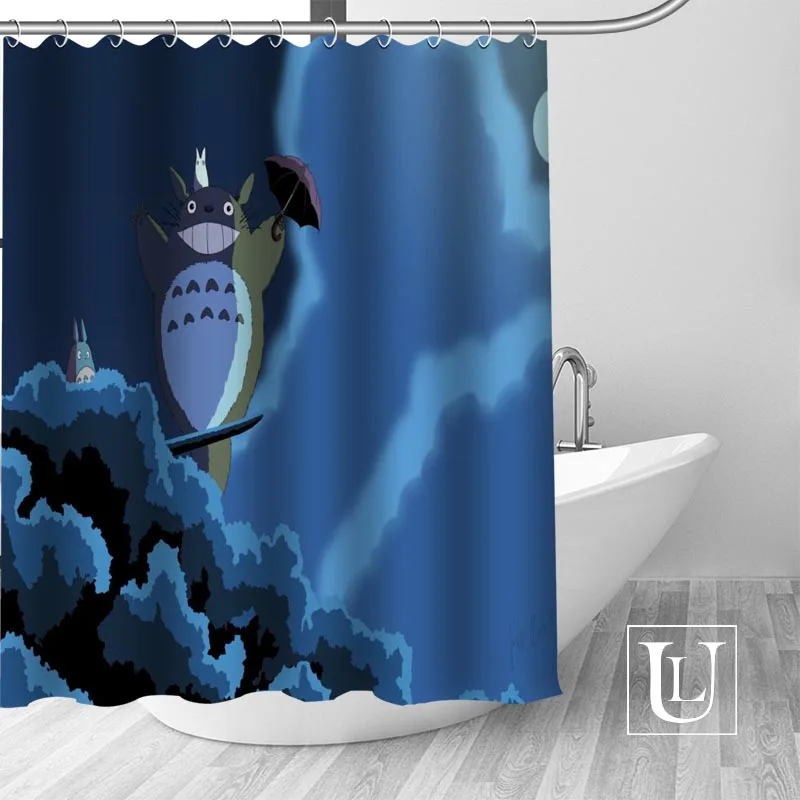Лидер продаж занавеска для душа Мой сосед Тоторо на заказ s ванной из полиэстера с