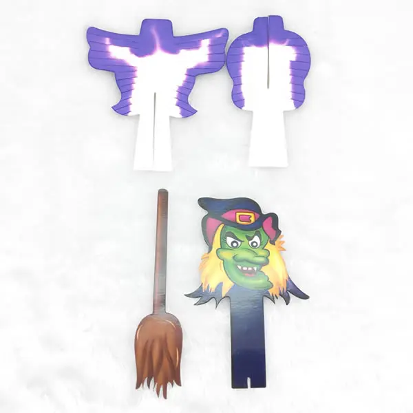2019 17x10cm Purple DIY Magical Grow Paper Hallowmas Hellcat Tree Kit Magic Growing Halloween Carlin Trees Hex Toys For Children | Игрушки и