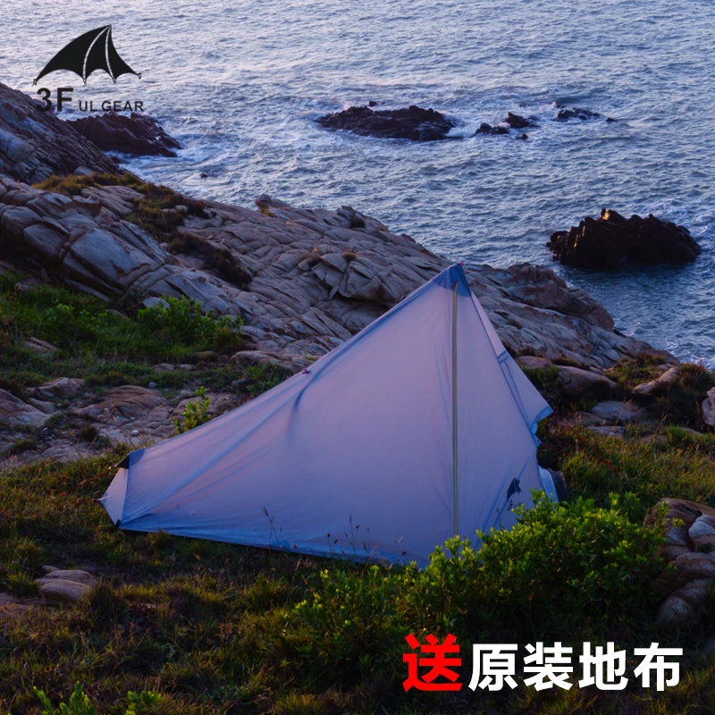 3F UL Gear Cangqiong1 Single 15D ульсветильник Кая палатка с силиконовым покрытием и