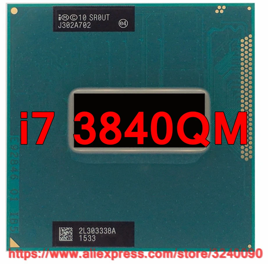 Оригинальный процессор lntel Core i7 3840qm SR0UT (8M кэш/2 8 ГГц-3 ГГц/четырехъядерный)