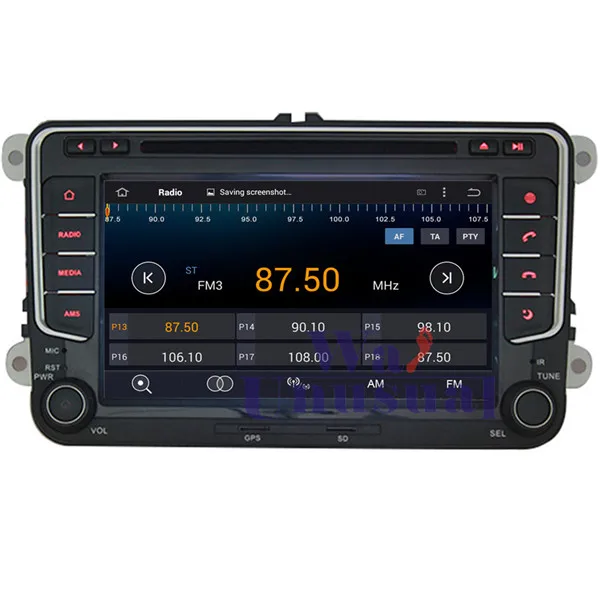 Wanобычно 7 дюймов Восьмиядерный 32G 4G RAM Android 6 0 GPS навигация для VW Cross Golf Bora Amarok