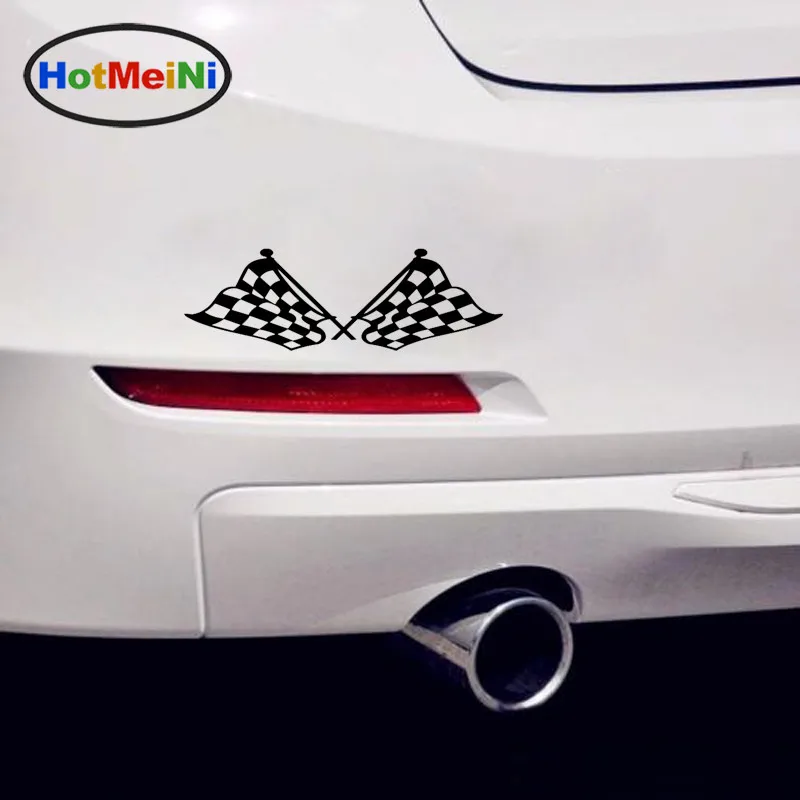 HotMeiNi автомобильный Стайлинг модный клетчатый флаг гонки отделка линия украшения