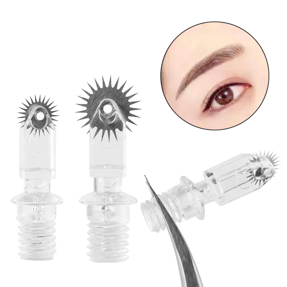 1pcs Disposable Roller Microblading Needles Tattoo Eyebrow Fog Embroidery Pin for Permanent Makeup Inks Safe Healthy Tool | Красота и