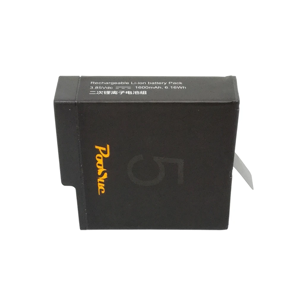 2 шт. аккумулятор Go Pro hero 7 и Hero 6/5 с 3 зарядным устройством для Gopro 5 AHDBT 501 601|battery for