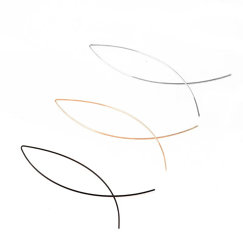 Простые абстрактные серьги подвески для женщин длинный металлический в форме