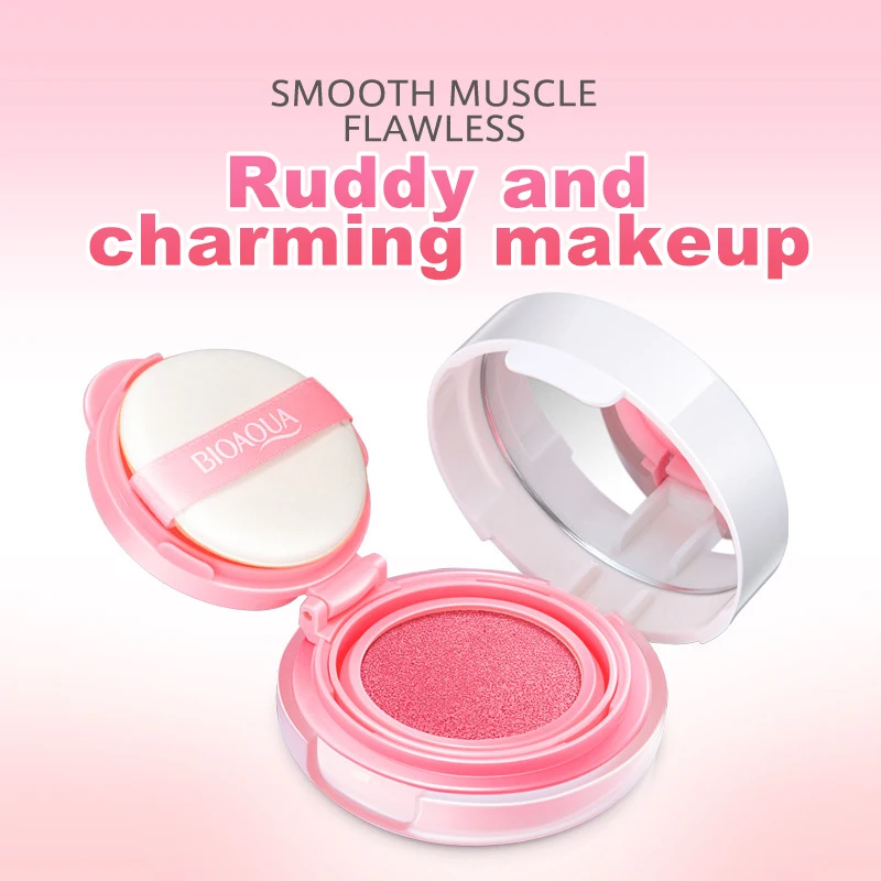 Bioaqua Марка воздуха Подушки Румяна Макияж минерализирует er щек Sleek Косметика